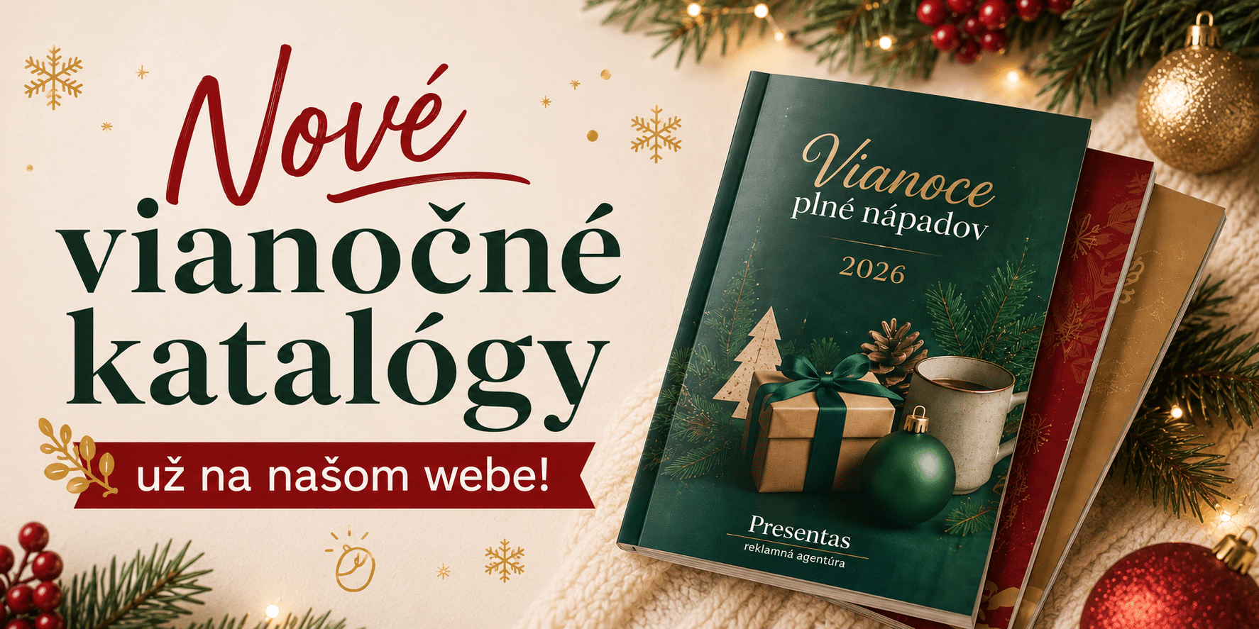 nové vianočné katalógy už dostupné