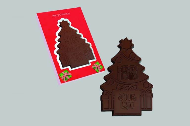 Čokoláda s vianočnou tematikou a vašim logom