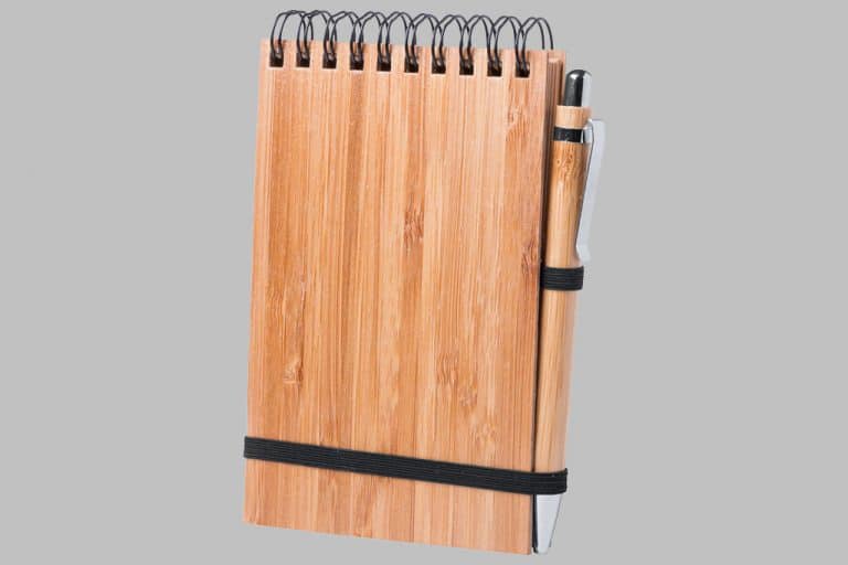 Ekologický bambusový poznámkový blok s perom a vlastnou potlačou