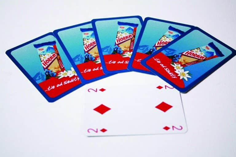 Hracie karty s plnofarebnou digitálnou potlačou vo vlastnom dizajne Horalky
