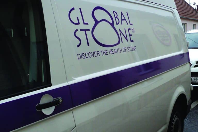 Polep auta vlastným logom Global Stone