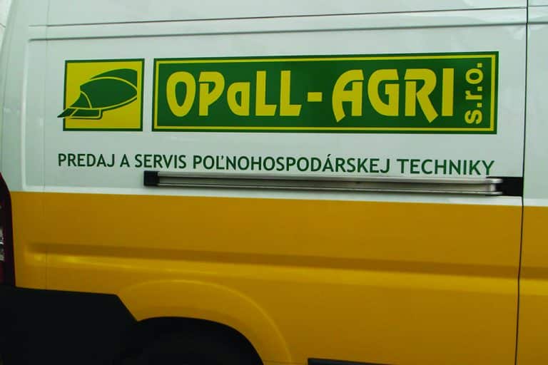 Popely dodávok, firemných aút vlastným logom OPaLL