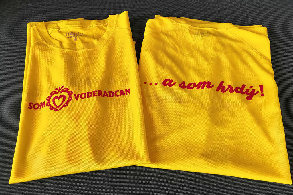 Reklamné tričká s potlačou obec Voderady