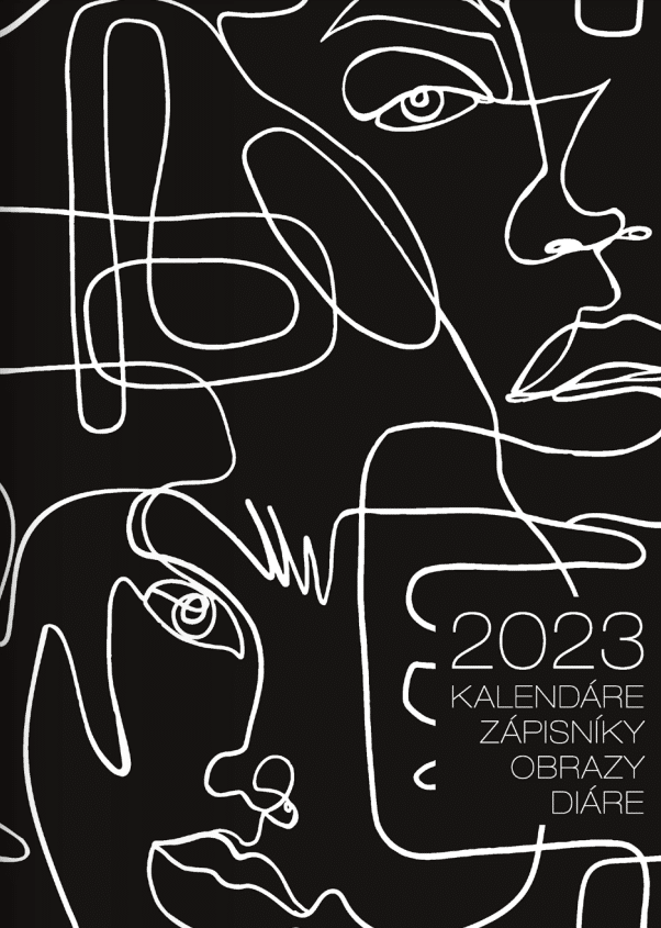 Kalendáre, zápisníky, obrazy, diáre 2023