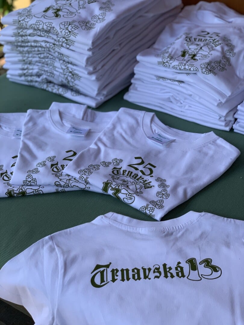 Reklamné tričká s potlačou trnavská 13