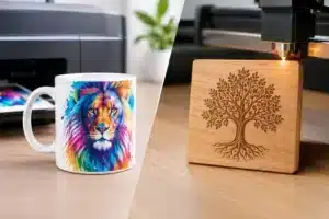 digitálna potlač vs laserové gravírovanie